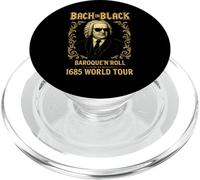 Johann Sebastian Bach in Black, Compositeur de Musique Classique PopSockets PopGrip pour MagSafe