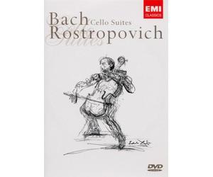 Johann-Sebastian Bach : Les 6 suites pour violoncelle Mstislav Rostropovitch (Vezelay 1995) - Édition 2 DVD