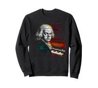 Johann Sebastian Bach Musique Pianiste Sweatshirt