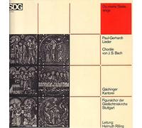 Johann Sebastian Bach: Paul-Gerhardt-Lieder (Choräle Von J. S. Bach) [Vinyl LP] Gächinger Kantorei, Figuralchor Der Gedächtniskirche Stuttgart, Helmuth Rilling
