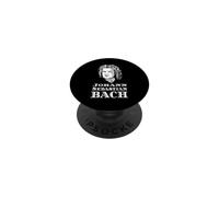 Johann Sebastian Bach Portrait Compositeur Classique Orgue Musique PopSockets PopGrip Adhésif