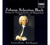 Johann Sebastian Bach Sonata for Viola Da Gamba (Dreyfus, Haugsand) (CD) Album