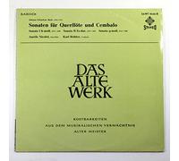 Johann Sebastian Bach: Sonaten fur Querflote Und Cembalo (Das Alte Werk - Barock) / Aurele Nicolet, Querflote; Karl Richter, Cembalo