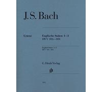 Johann sebastian bach : suites anglaises 1-3, bwv 806-808 - piano