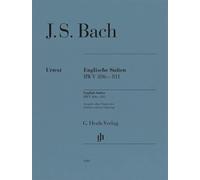 Johann sebastian bach : suites anglaises bwv 806-811 - sans doigtes - piano - recueil