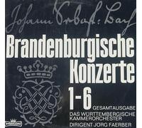 Johann Sebastian Bach - Württembergisches Kammerorchester , Jörg Faerber - Die Brandenburgischen Konzerte 1-6 - Eurocord - J 071