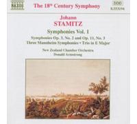 Johann Stamitz Johann Stamitz: Symphonies Vol.1 (CD) Album