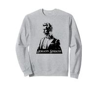 Johann Strauss Viennois Valse Musique Roi Valse Opérette Sweatshirt