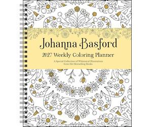 Johanna Basford 2027 Weekly Coloring Calendar