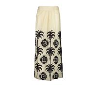Johanna Ortiz, Femme, Jupes, Beige, Taille: 38 FR Nature's Patterns Midi Skirt