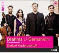 Brahms & Gernsheim – Quatuors avec piano – CD – Audax