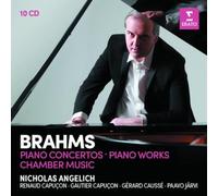 Nicholas Angelich - Brahms Piano Concertos Piano Works - Violin [New CD]