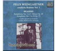 Johannes Brahms - Brahms - Symphony No. 1 in C Minor Op. 68, Symphony No. 2 in D Op. 73 - Felix Weingartner (UK Import)