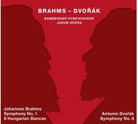 Jakub Hrůša – Brahms et Dvořák : Symphonie n°1, 8 Danses hongroises, Symphonie n°6 – Tudor