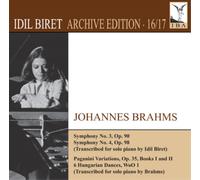 Johannes Brahms – Symphonies n°3 Op.90 & n°4 Op.98; Variations Paganini Op.35 (Livres 1 & 3); 6 Danses hongroises WoO1 – CD – NAXOS – Import