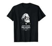 Johannes Brahms Musique Classique Directeur pianiste compositeur T-Shirt Graphique avec Valeur