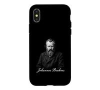 Johannes Brahms Portrait de Musique compositeur Classique Coque pour iPhone X/XS