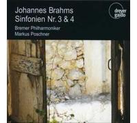 Johannes Brahms Johannes Brahms: Sinfonien Nr. 3 and 4 (CD) Album