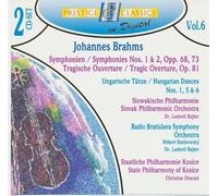 Johannes Brahms - Sypphonien 1 & 2, Opp. 68, 73, Tragische Ouverture Op. 81 - unbekannt