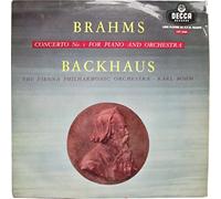 Johannes Brahms - Wilhelm Backhaus, Wiener Philharmoniker, Karl Böhm - Konzert Nr. 1 Für Klavier Und Orchester - Decca - LXT 5364