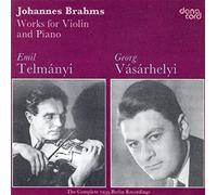 Johannes Brahms: Works For Violin And Piano