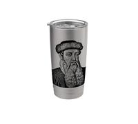 Johannes Gutenberg Livre de presse Gobelet isotherme en acier inoxydable double paroi