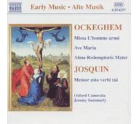 Johannes Ockegh Missa L'homme arme/Ave Maria/Alma Redemptoris Mater/Memor e (CD)