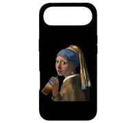 Johannes Vermeer Boucles d'oreilles Fille avec Une Perle Latte glacée Coque pour iPhone Air