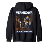 Johannes Vermeer Boucles d'oreilles Fille avec Une Perle Latte glacée Sweat à Capuche