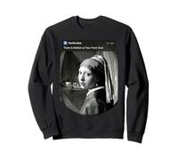 Johannes Vermeer Boucles d'oreilles Fille avec Une Perle Sweatshirt