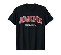 Johannesburg, Afrique du Sud, College University Style T-Shirt