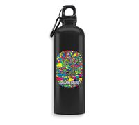 Johannesburg Pop Art City Map Bouteille d'eau de voyage, bouteille de voyage, bouteille de sport en plein air