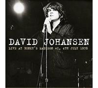 Johansen, David - Live at Bunky's Madison. [Import]