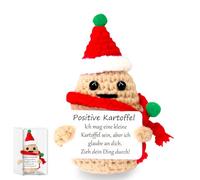 Johiux Cadeau de Noël Mini Pocket Hug Pomme de terre positive, Calendrier de l'Avent Remplissage Femmes Enfants, Cadeau amusant pour petite amie, cadeau d'adieu, collègues, petit bonheur, meilleure