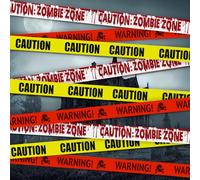 Johiux Lot de 3 rubans d'avertissement décoratifs pour Halloween, 27 m, ruban d'avertissement pour jardin, zombie, maison hantée, décoration d'horreur