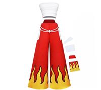 JOHLCR Cosplay VêTements Fairy Tail Erza Scarlet Uniforme Mascarade Danse SoiréE Y Compris Pantalon + Bandages + Accessoires pour Halloween, Cadeau De Vacances, PièCe De ThéâTre,Rouge,S