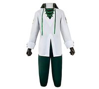 JOHLCR Cosplay Vêtements The Seven Deadly Sins Anime Cosplay Costume Meliodas Mascarade Danse Soirée Halloween Costumes Convient pour Halloween, PièCe De ThéâTre, Fête,Blanc,S