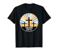 John 14:1 14 1 Dieu Jésus Citation Religieuse Christian Believe T-Shirt