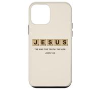 John 14:6 Jesus The Way, Truth, Life Crossword Puzzle Coque pour iPhone 12 Mini