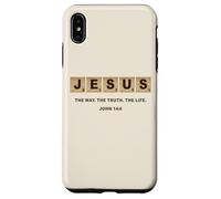 John 14:6 Jesus The Way, Truth, Life Crossword Puzzle Coque pour iPhone XS Max