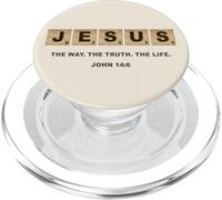 John 14:6 Jesus The Way, Truth, Life Crossword Puzzle PopSockets PopGrip pour MagSafe