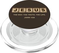 John 14:6 Jesus The Way, Truth, Life Crossword Puzzle PopSockets PopGrip pour MagSafe