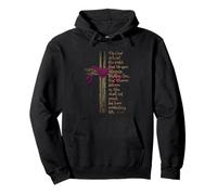 John 3:16 for God So Loved The World Bible Verse avec Croix Sweat à Capuche