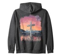John 3:16 KJV Resurrection Sunday Cross of Jesus Grunge Sweat à Capuche