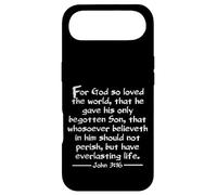 John 3:16 Le Roi James Bible for God So Loved KJV Coque pour iPhone Air