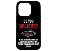 John 3:36 He That Believes Not The Son Shall Not See Life Coque pour iPhone 15 Pro