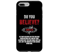 John 3:36 He That Believes Not The Son Shall Not See Life Coque pour iPhone 7 Plus/8 Plus