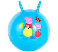 John 59575 - Peppa Pig - Ballon Sauteur pour Enfant - Gymnastique - Kangourou - Bleu - 45 cm