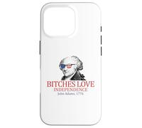 John Adams 1776 Les chiennes Aiment l'indépendance Coque pour iPhone 16 Pro