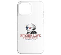 John Adams 1776 Les chiennes Aiment l'indépendance Coque pour iPhone 16 Pro Max